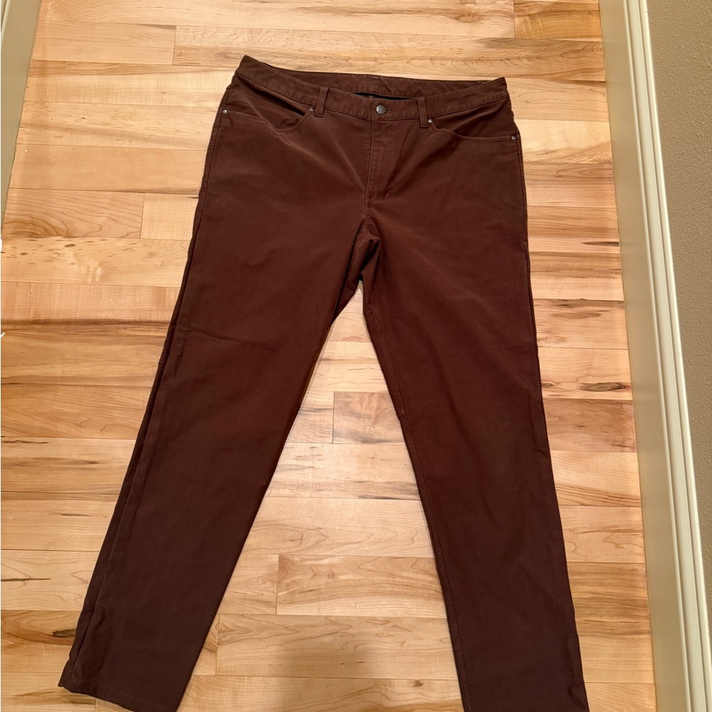 lululemon men’s abc utilitech pants 36 x32 Brown Men's Pants